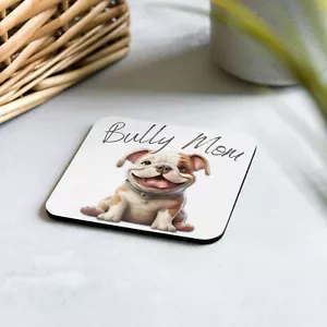 Montaña rusa trasera de corcho Bully Mom - diseño de cachorro Bulldog - Imagen 1 de 1
