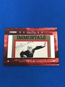 2007 Tristar Hidden Treasures Football Immortals Tony Canadeo Cut Auto 2/4 - Picture 1 of 8