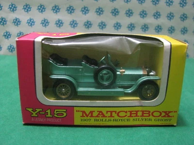    Vintage -  ROLLS ROYCE Silver Ghost   -    Matchbox  N° Y-15    Mint box - Immagine 1 di 3