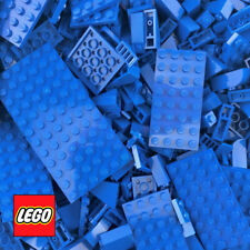 NEW Blue LEGO Parts and Pieces - Bulk Lot - Tiles Slopes Bricks Plates & More