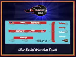 1/64 Redline 'Greyhound "Trailways" MC-8' Decal SCR-1553 - Picture 1 of 3