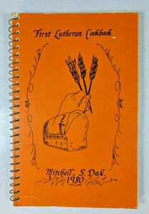 Vintage 1980s Cookbook First Lutheran Church Mitchell South Dakota - Picture 1 of 12