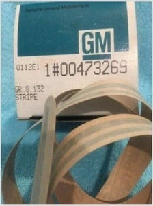 1978 25th Anniversary Corvette NOS LH Front Fender Lower Accent Stripe 473269 - Picture 1 of 2