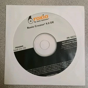 Roxio Creator 9.0 DE for Windows (CD-ROM, 2007) - Sealed - Picture 1 of 2