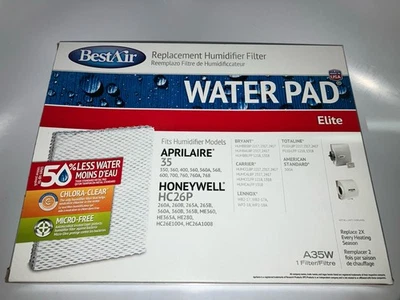 BestAir A35W Humidifier Filter Pad – Fits Aprilaire, Honeywell, Lennox, Carrier - Image 1 of 2