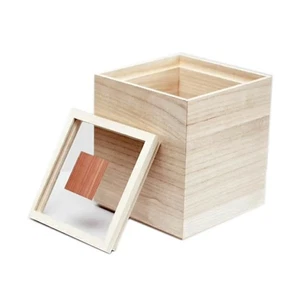 Masuda Kiribako Shop Reistruhe Strage Box Paulownia 5kg Deckel Japan Made Neu - Bild 1 von 9