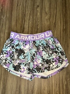 Under Armour Girls Heat°Gear Athletic Shorts Size YSM - Picture 1 of 3