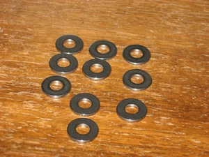 M5 metrische Edelstahl-Flachscheiben, 5 mm, Menge 10 - Bild 1 von 5