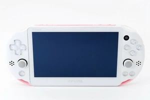 Sony PS Vita Light Pink White Slim Playstation PCH-2000 w/ Charger - Picture 1 of 7