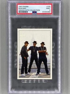 1987 Panini #195 Run DMC Smash Hits Collection PSA 9 Pop 2 (Music) - Picture 1 of 3
