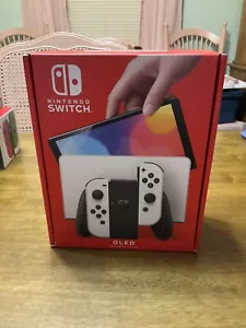 Nintendo Switch OLED Model HEG-001 Handheld Console - 64GB - White (Brand New) - Picture 1 of 5