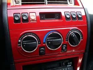 Per Fiat Coupe Alluminio Anello Ventilazione Anelli Cromati 3 pezzi - Bild 1 von 8
