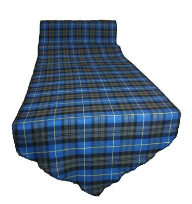 Traditional Scottish Blue Hunting Tartan Table Runner Burns Night Supper - Image 1 of 2