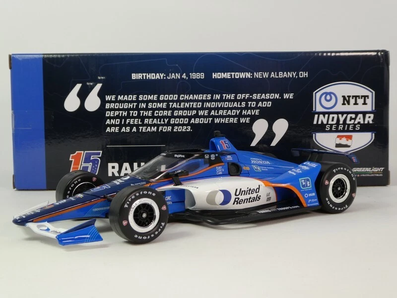 Greenlight Dallara Honda #15 D. Rahal Letterman Lanigan Indy 2023 1/18 11193 - Immagine 1 di 3