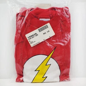 DC Comics Vintage T-Shirt Flash Logo Graphitti 1988 XL NOS Sealed - Picture 1 of 8