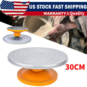 12" Sculpting Wheel Clay Banding Turntable Pottery Cake Spinner Model-Making