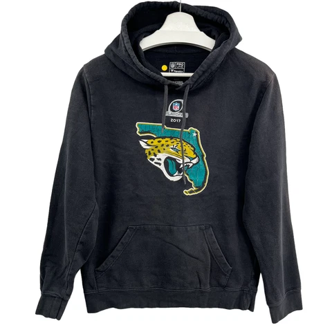 Fanatics Pro Line Pullover Hoodie Jacksonville Jaguars Logo Florida Adult Medium Cover