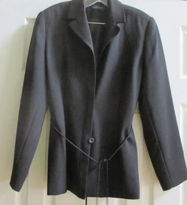 Chaqueta Traje Karen Scott Negra Talla 12 Poli - Imagen 1 de 4