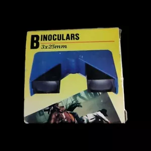 Vintage Folding Glasses Binoculars 3X25mm Plastic - Picture 1 of 8