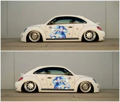 Anime ITASHA Hatsune Miku car side sitcker car door sticker wrap fit any cars  - Image 1 of 4