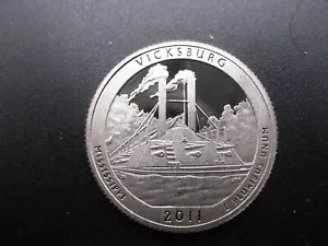 2011 S Washington Quarter Flawless Deep Cameo Clad Proof! Vicksburg! #132505 - Bild 1 von 2