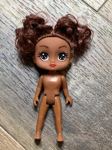 African American Brown Skin 5” Plastic Greenbrier International Doll Euc - Picture 1 of 3