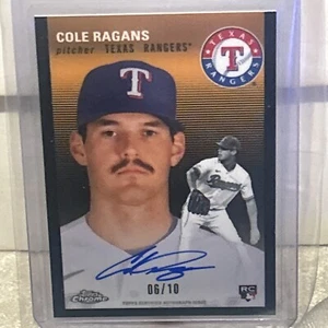 Cole Ragans ROOKIE SP Black Refractor Auto #/10 - Picture 1 of 2