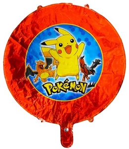 POKEMON PIKACHU ROUND FOIL PARTY BALLOON PARTY SUPPLIES DECORATION - Picture 1 of 1