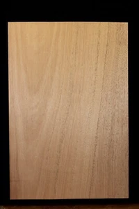 Cuerpo de guitarra africana de caoba/kaya en blanco 1 pieza. Seleccionar grado, peso ligero - Imagen 1 de 4