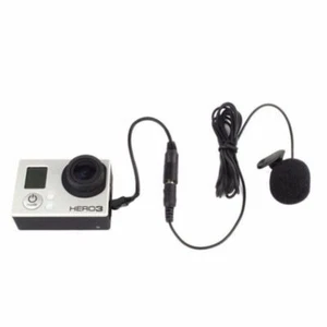 For GoPro HERO4 3+ 3 Mini USB to 3.5mm External Mic Microphone Adapter Cable - Picture 1 of 11
