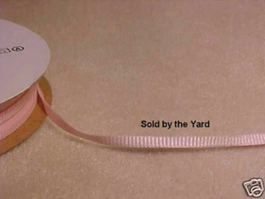 LIGHT PINK Ribbed Polyester Ribbon 1/8" 3mm for Model Horse Tack SOLD BY YARD - Picture 1 of 1
