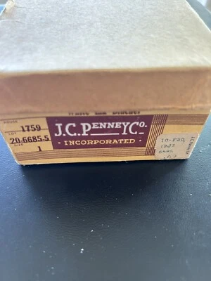 Zapatos de bebé vintage geniune JC Penneys caja original años 40 Foto 1 de 4