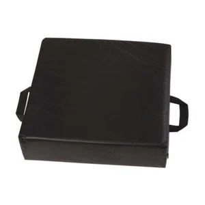 Cojín elevador de asiento para silla de ruedas DMI inserto de tablero duro negro 16 in. W x 4 in. H - Imagen 1 de 7