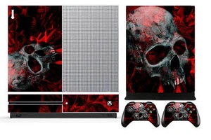 Skull 251 Vinyl Cover Skin Sticker for Xbox One S (Slim) & 2 controller skins - Picture 1 of 2