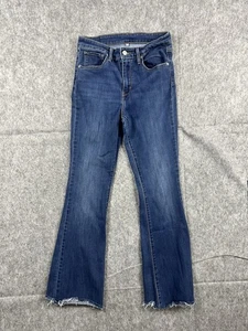 Jeans donna Levis vita media svasato denim elasticizzato effetto invecchiato taglia 30x32 - Foto 1 di 10