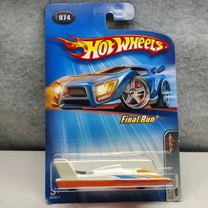 HOT WHEELS 2005 Final Run 4/5 WHITE HYDROJET White/Orange - New! - Picture 1 of 9