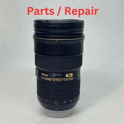 Nikon NIKKOR AF-S Objektiv 24–70 mm f/2,8 E ED VR, Teile & Reparatur - M107 - Bild 1 von 4