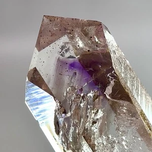 Large Moving Bubble! RARE Museum Grade Record Keeper Brandberg Amethyst Enhydro - Picture 1 of 10
