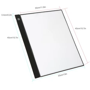 A3 LED Tracing Light Box Pad Graphic Tablet 4mm Ultra-Thin Drawing Board TDW - Afbeelding 1 van 9