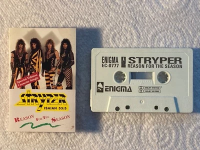 Stryper - Reason For The Season US Enigma cassette single HEAVY metal TESTED - Image 1 of 2