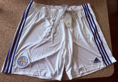 Pantalones Cortos de Fútbol Leicester City Adidas 21/22 Home Soccer Nuevos con Etiquetas GT7129 2XL XXL Foto 1 de 4