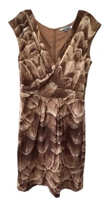 Women’s Antonio Melani SZ 6 Sleeveless Wrap Style Dress V-Neck Knee Length Lined - Picture 1 of 10