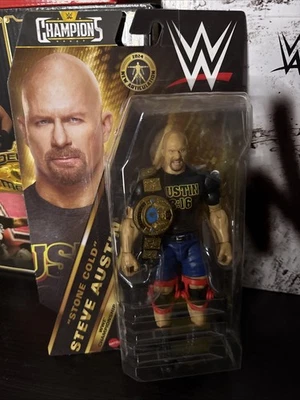 Cinturón Big Eagle Steve Austin Mattel Stone Cold Champions Serie 2 del Evento Principal de la WWE Foto 1 de 3
