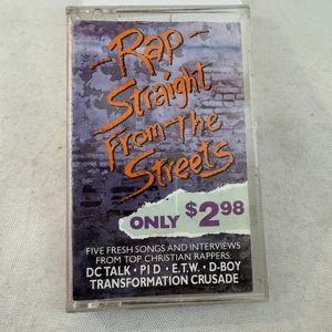 Rap Straight From The Streets Cassette DC Talk PID ETW D-Boy Christian Rap - Picture 1 of 7