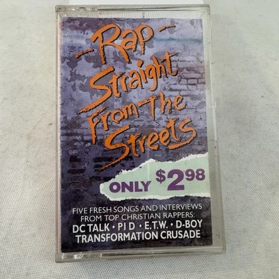 Rap Straight From The Streets Cassette DC Talk PID ETW D-Boy Christian Rap - Image 1 of 4