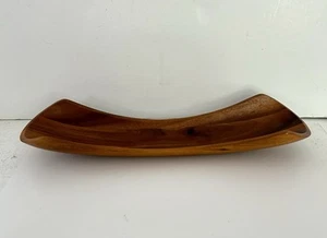 Vassoio da portata Nambè Canu in legno curvato 21" - Foto 1 di 4