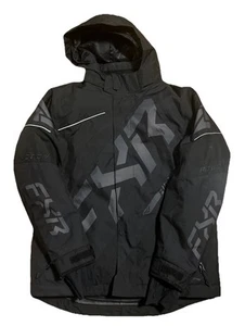 FXR Youth Size 14 CX FAST Black/Charcoal Gray Snowmobile/ Ski Jacket - Picture 1 of 2