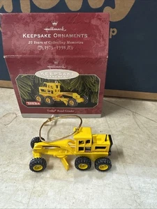 Hallmark Keepsake Ornament Tonka Road Grinder Hasbro 1998 metal fundido a presión - Imagen 1 de 8