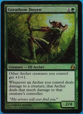 Greatbow Doyen FOIL Morningtide PLD Green Rare MAGIC CARD (ID# 490954) ABUGames - Image 1 of 2