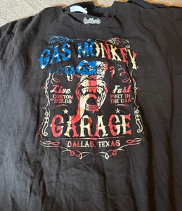 Gas Monkey Garage T-Shirt - Dallas Texas. Custom Motorräder. Größe 4X. - Bild 1 von 1